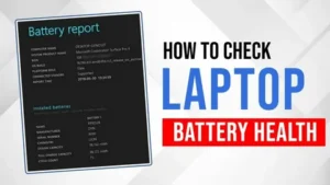 Hp laptop battery